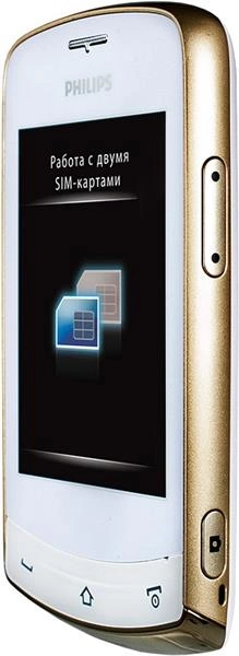 Philips Xenium X518 White фото 3